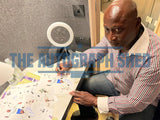 Tony Yeboah hand signed montage B Leeds United Autograph