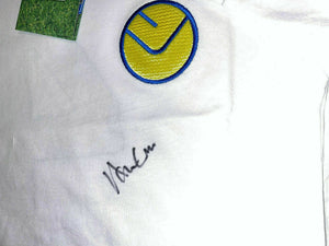 1974-75 Allan Clarke Signed Leeds United shirt