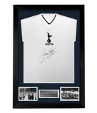 FRAMED Glenn Hoddle hand signed 1981 Tottenham Hotspur autographed Shirt Spurs