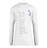 1972 FA Cup multi hand signed squad shirt autographed Leeds United