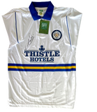 Tony Yeboah hand signed 1994 Leeds United shirt Autograph Jersey