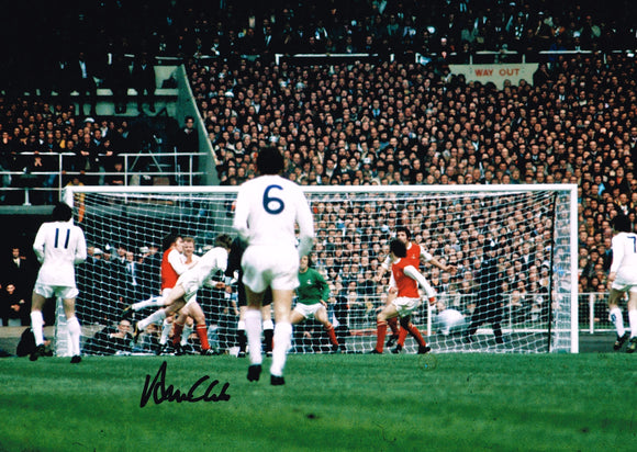 Allan Clarke hand signed autographed photo Leeds United