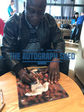 Large Tony Yeboah Action Shot hand signed autographed photo Leeds United