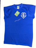 1968 Fairs Cup Eddie Gray Signed Blue Leeds United shirt