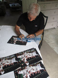 1972 FA Cup multi hand signed autographed photo Leeds United