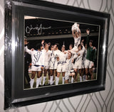 1972 FA Cup multi hand signed autographed photo Leeds United