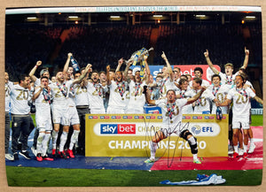 Champions Kalvin Phillips Hand Signed Leeds United Photo