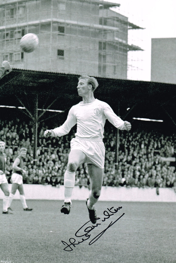 Jack Charlton hand signed autographed photo Leeds United