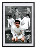 Johnny Giles hand signed autographed photo Leeds United