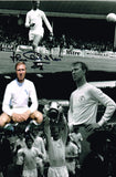 Jack Charlton hand signed autographed photo Leeds United