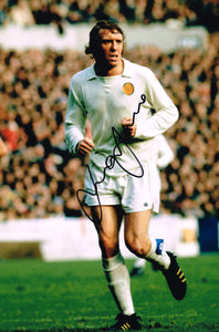 Mick Jones hand signed autographed photo Leeds United