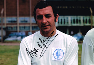 Mike O'Grady hand signed autographed photo Leeds United