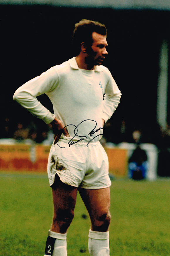 Paul Reaney hand signed autographed photo Leeds United