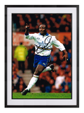 Tony Yeboah hand signed autographed photo Leeds United