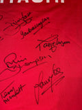 European Cup 1977 Liverpool Multi Signed Shirt PHOTO PROOF COA